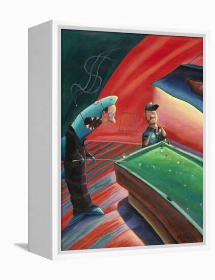 Pool Shark-Rock Demarco-Framed Premier Image Canvas