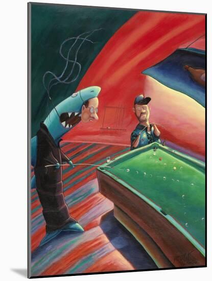 Pool Shark-Rock Demarco-Mounted Giclee Print