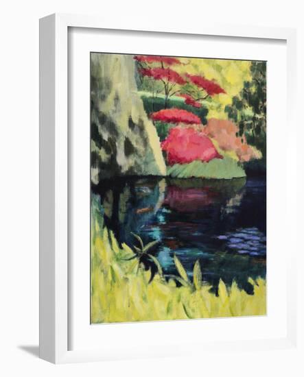 Pool, summer-Marco Cazzulini-Framed Giclee Print