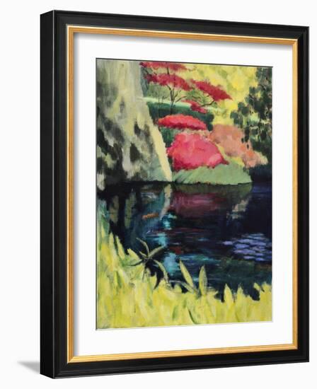 Pool, summer-Marco Cazzulini-Framed Giclee Print