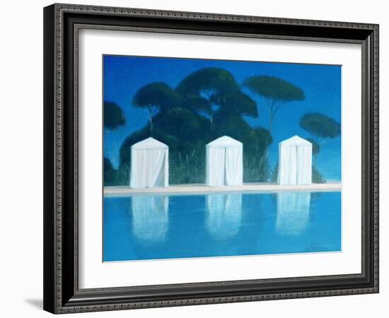 Pool Tents-Lincoln Seligman-Framed Giclee Print