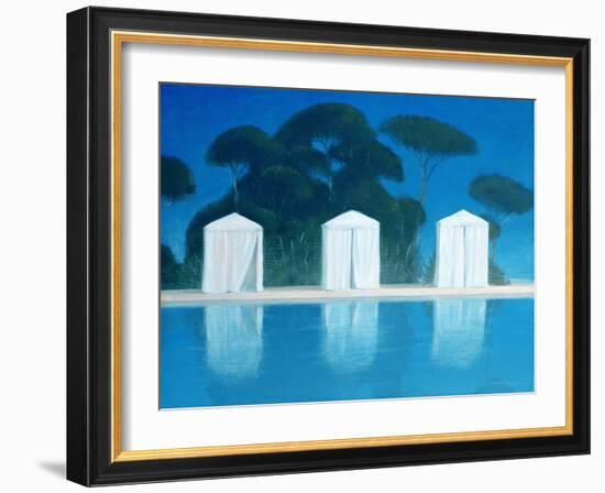 Pool Tents-Lincoln Seligman-Framed Giclee Print