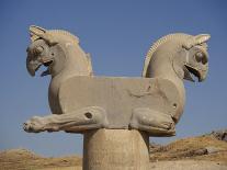 Double-Headed Eagle, Persepolis, UNESCO World Heritage Site, Iran, Middle East-Poole David-Framed Photographic Print