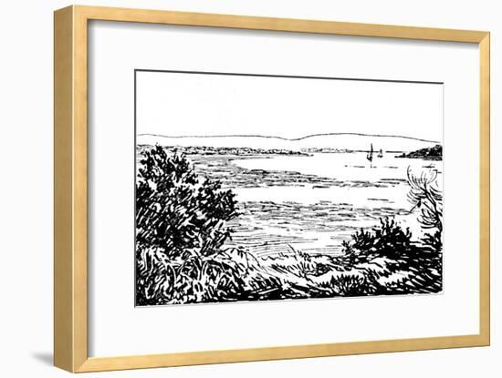 'Poole Harbour', 1929-Unknown-Framed Giclee Print
