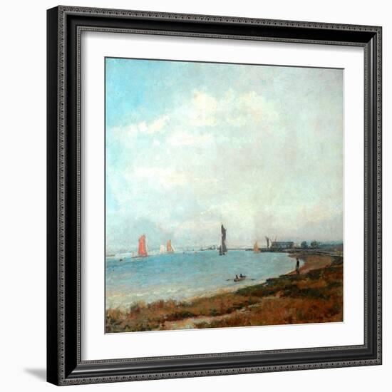 Poole Harbour, C.1900-08-John William Buxton Knight-Framed Giclee Print