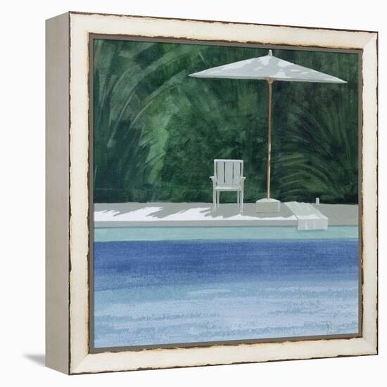 Poolside, 1994-Lincoln Seligman-Framed Premier Image Canvas