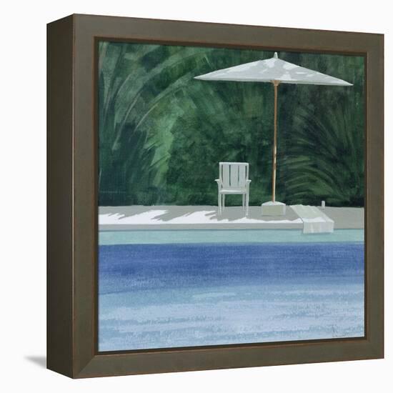 Poolside, 1994-Lincoln Seligman-Framed Premier Image Canvas