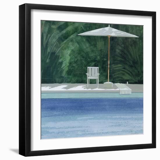 Poolside, 1994-Lincoln Seligman-Framed Giclee Print