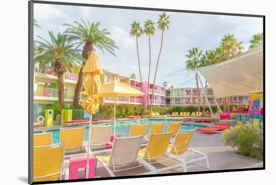 Poolside at the Saguaro Hotel - Palm Springs-Tom Windeknecht-Mounted Photographic Print