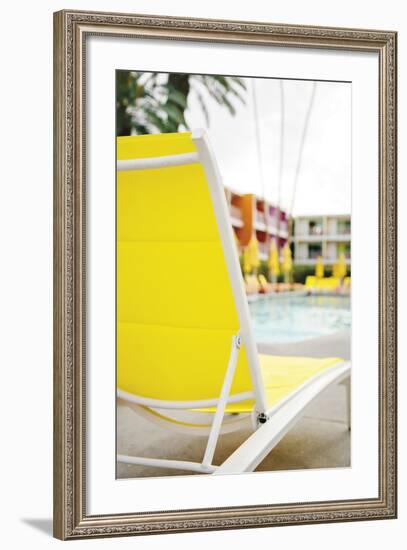 Poolside Chill-Irene Suchocki-Framed Art Print