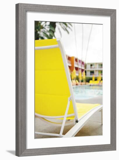 Poolside Chill-Irene Suchocki-Framed Art Print