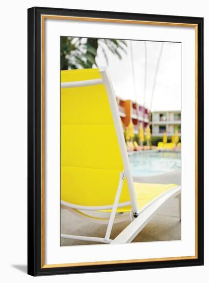 Poolside Chill-Irene Suchocki-Framed Art Print