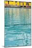 Poolside Dive-Irene Suchocki-Mounted Art Print