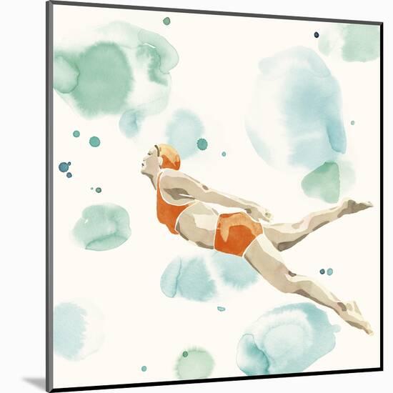 Poolside Party - Dive-Aurora Bell-Mounted Giclee Print