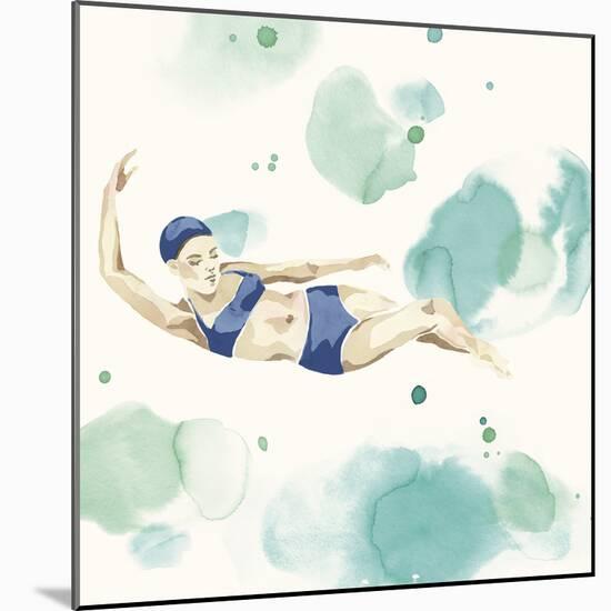 Poolside Party - Glide-Aurora Bell-Mounted Giclee Print