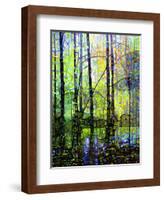 Poolside-Mandy Budan-Framed Giclee Print