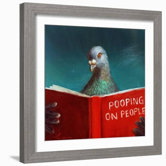 Pooping on People-Lucia Heffernan-Framed Art Print