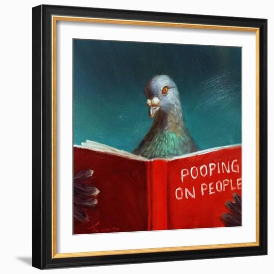 Pooping on People-Lucia Heffernan-Framed Art Print