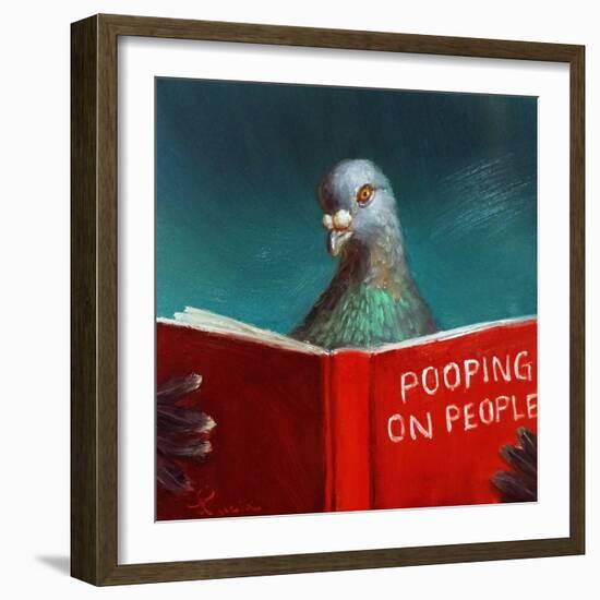 Pooping on People-Lucia Heffernan-Framed Premium Giclee Print