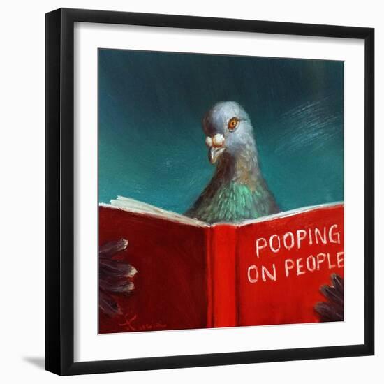 Pooping on People-Lucia Heffernan-Framed Premium Giclee Print