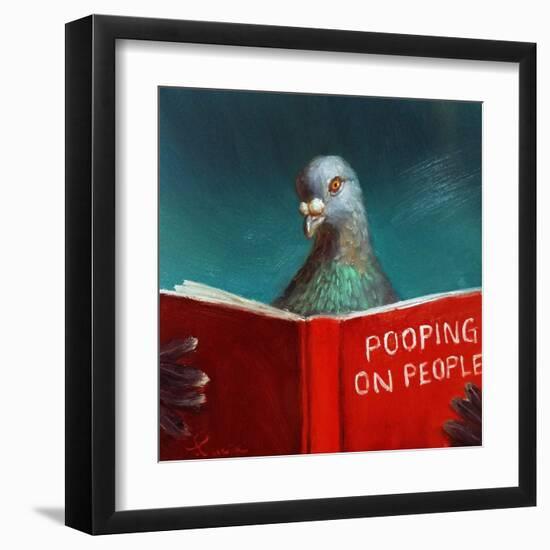 Pooping on People-Lucia Heffernan-Framed Art Print