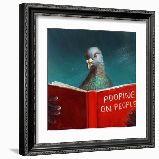 Pooping on People-Lucia Heffernan-Framed Art Print