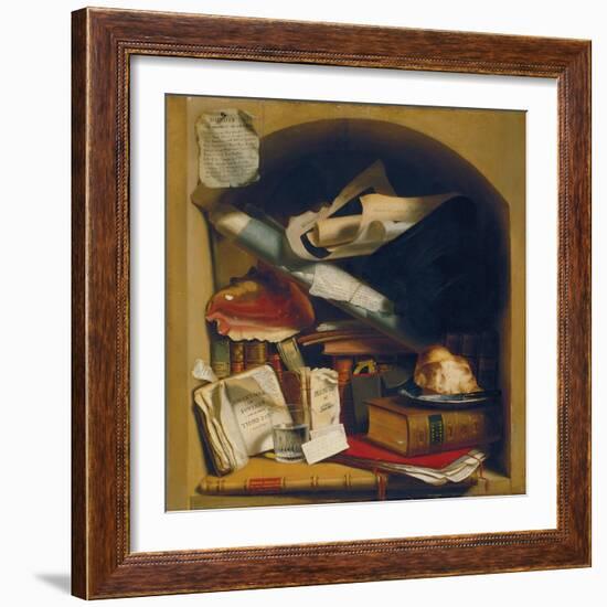 Poor Artist's Cupboard, c.1815-Charles Bird King-Framed Giclee Print