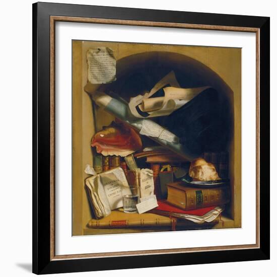 Poor Artist's Cupboard, c.1815-Charles Bird King-Framed Giclee Print