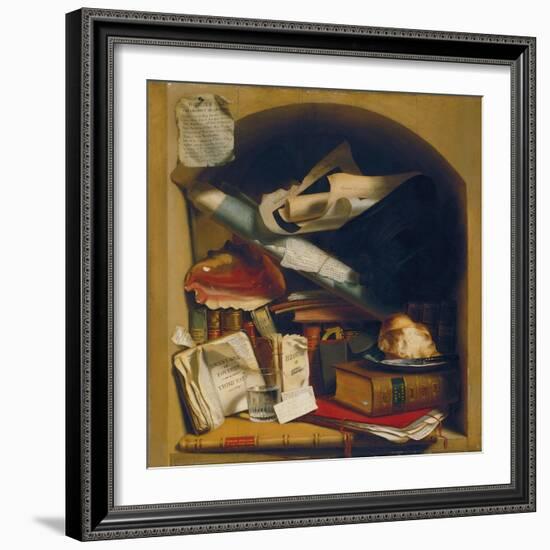 Poor Artist's Cupboard, c.1815-Charles Bird King-Framed Giclee Print