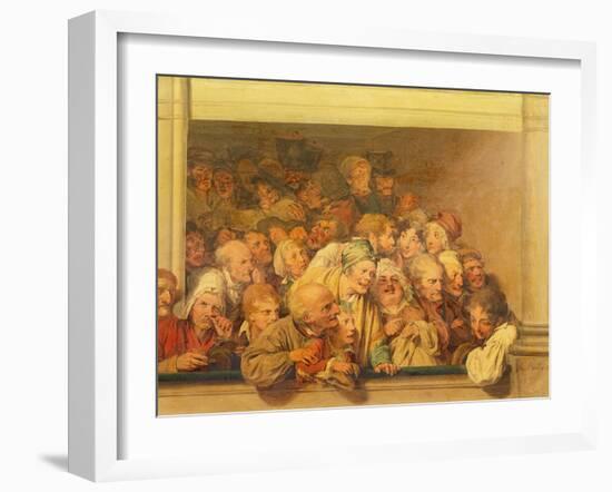 Poor Box at the Opera, 1830-Louis Leopold Boilly-Framed Giclee Print