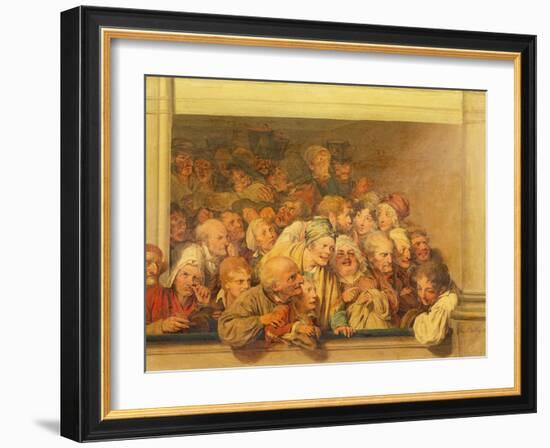 Poor Box at the Opera, 1830-Louis Leopold Boilly-Framed Giclee Print