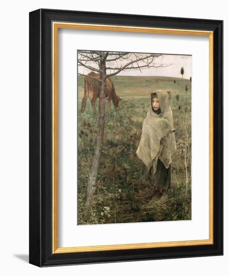 Poor Fauvette, 1881-Jules Bastien-Lepage-Framed Giclee Print