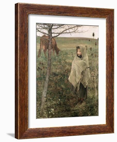 Poor Fauvette, 1881-Jules Bastien-Lepage-Framed Giclee Print