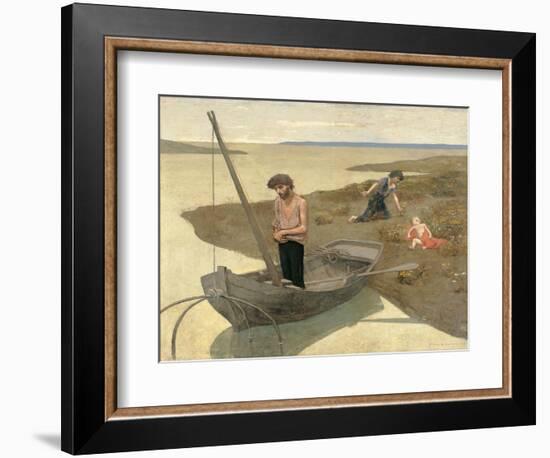 Poor Fisherman-Pierre Puvis de Chavannes-Framed Art Print