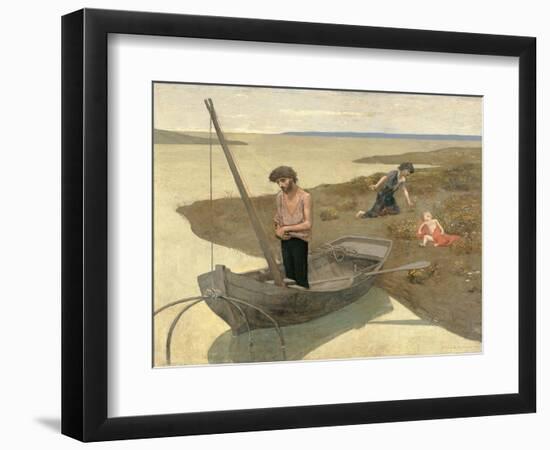 Poor Fisherman-Pierre Puvis de Chavannes-Framed Art Print