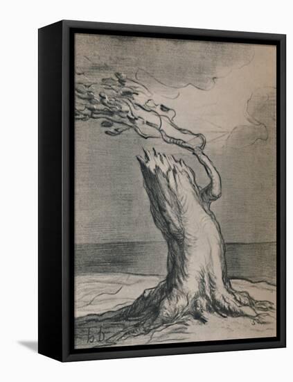 'Poor France! The Trunk Is Blasted', 1871, (1946)-Honore Daumier-Framed Premier Image Canvas