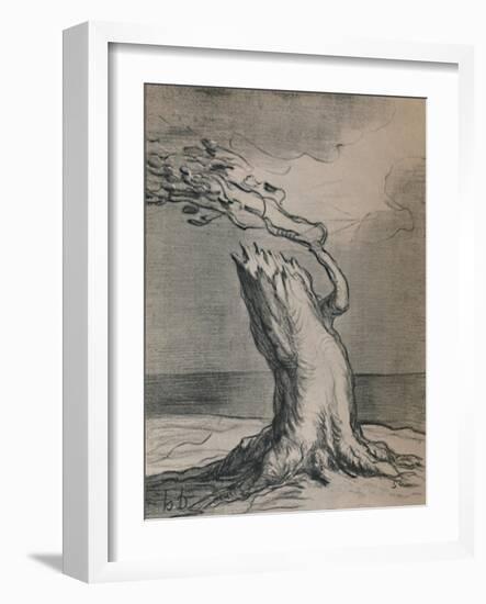 'Poor France! The Trunk Is Blasted', 1871, (1946)-Honore Daumier-Framed Giclee Print