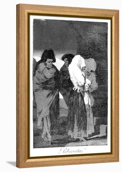 Poor Little Girls!, 1799-Francisco de Goya-Framed Premier Image Canvas