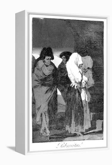 Poor Little Girls!, 1799-Francisco de Goya-Framed Premier Image Canvas