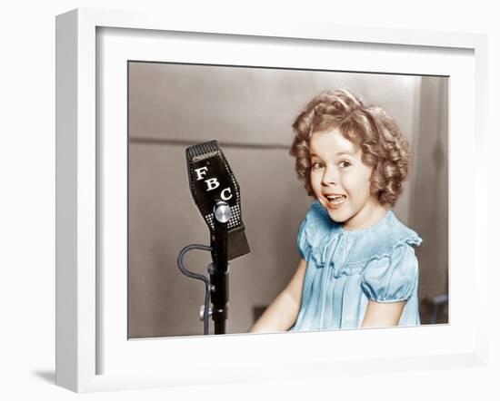 POOR LITTLE RICH GIRL, Shirley Temple, 1936.-null-Framed Photo