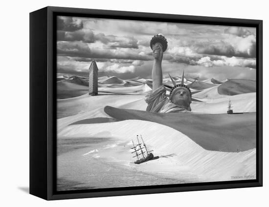 Poor Navigation-Thomas Barbey-Framed Premier Image Canvas