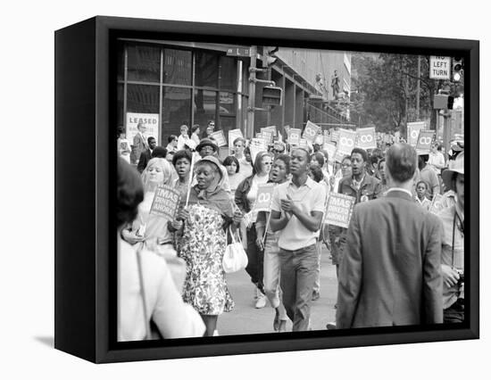 Poor People's March, 1968-Warren K. Leffler-Framed Premier Image Canvas