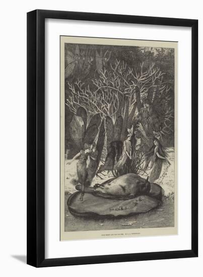 Poor Robin and the Fairies-John Anster Fitzgerald-Framed Giclee Print