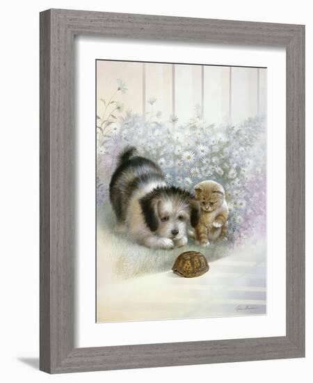 Poor Sport-Ruane Manning-Framed Art Print