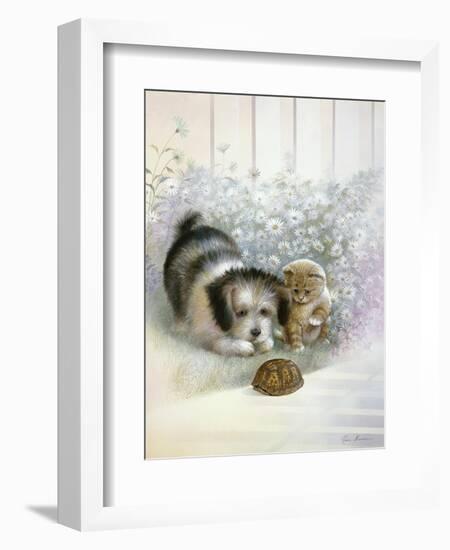 Poor Sport-Ruane Manning-Framed Art Print