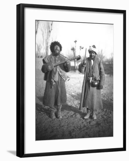 Poor Uyghur Musicians - Kashgar-null-Framed Photographic Print