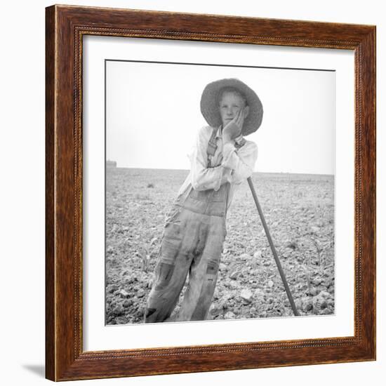 Poor white, North Carolina, 1936-Dorothea Lange-Framed Photographic Print