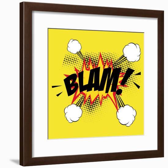 Pop Art Blam-DAVIDS47-Framed Premium Giclee Print