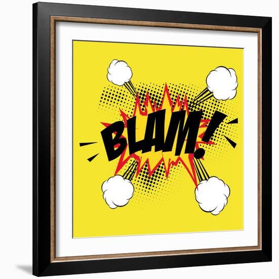 Pop Art Blam-DAVIDS47-Framed Premium Giclee Print