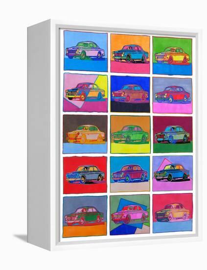 Pop Art Classic Volvo-Howie Green-Framed Premier Image Canvas